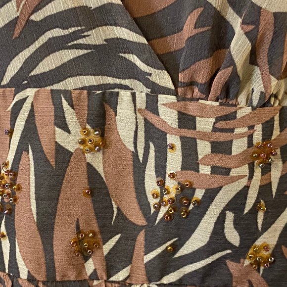 Vintage midi halter dress, size 12 - Picture 7 of 8